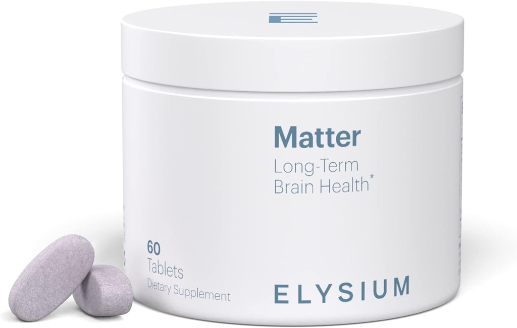 ELYSIUM Matter - 30 משרתות - תוספי המוח עבור זיכרון ו אומגה 3 תוסף + DHA - ויטמינים לתמיכה בבריאות המוח וזיכרון