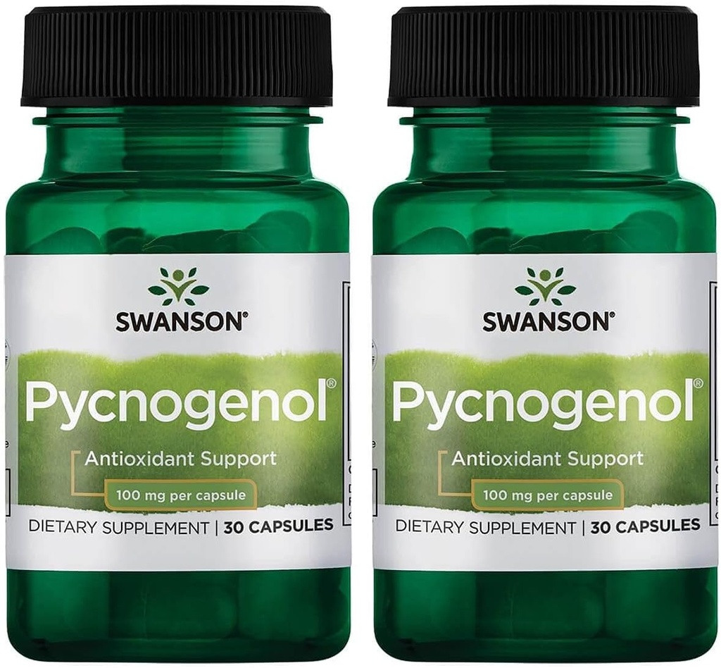 סוונסון Ultra Pycnogenol 100 מיליגרם 30 קפסולות 2 Pack