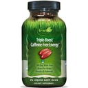 Irwin Naturals Triple Boost Caffeine-Free Energy - 75 Liquid Softgels - Supports All-Day Energy Without Burnout