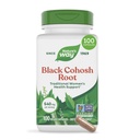 Nature's Way Black Cohosh Root, תמיכה מסורתית לבריאות האישה *, 540 מ"ג לשרת, פרויקט Non-GMO מאומת, 100 קפסולות