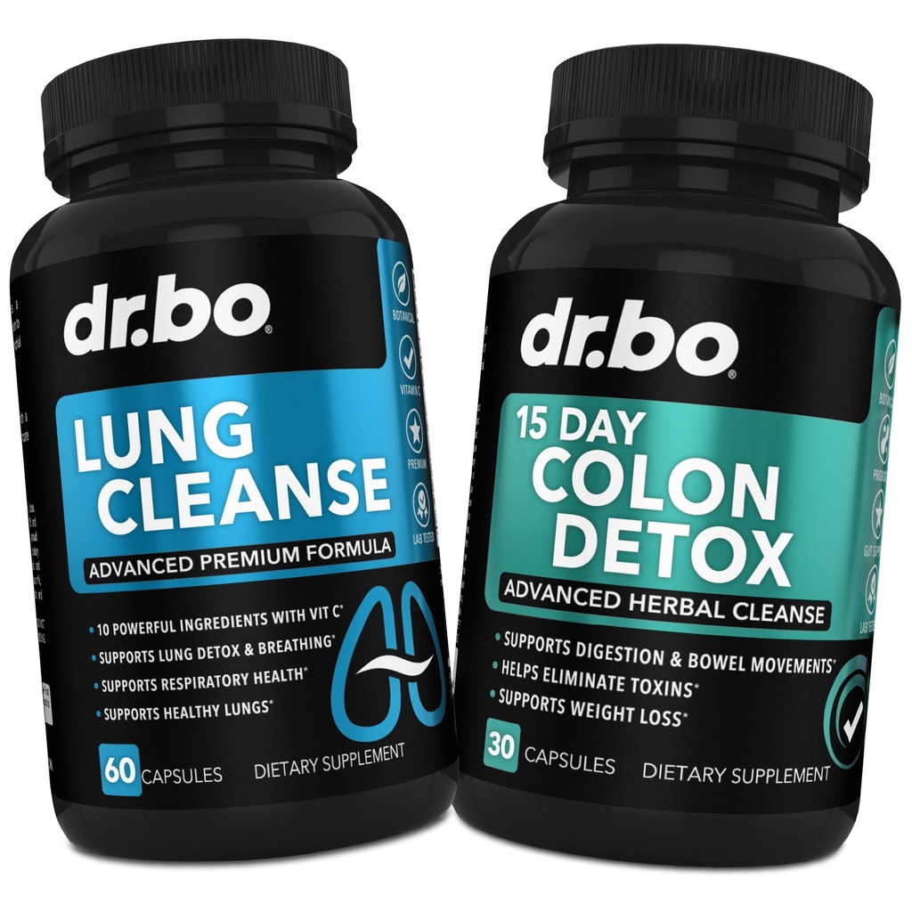 Lung ניקויse ו-Colle Detox - פורמולות צמחיות לתמיכה בתנועות הנשימה