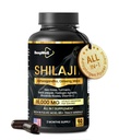 קפסולות שילאג'יט לגברים ונשים, 16,000 מ"ג טהור שילאג'יט אורגני תומך ב Vitality and Wellness, Premium Pure ההימלאיה 2 חודשים אספקה, 60 קפסולות