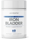Juvenon Iron Bladder - Herbal Supplement for Healthy Bladder Function - Incontinence Support with Pumpkin Seed Extractd Extract, Soy Germ Extract, Saw Palmetto