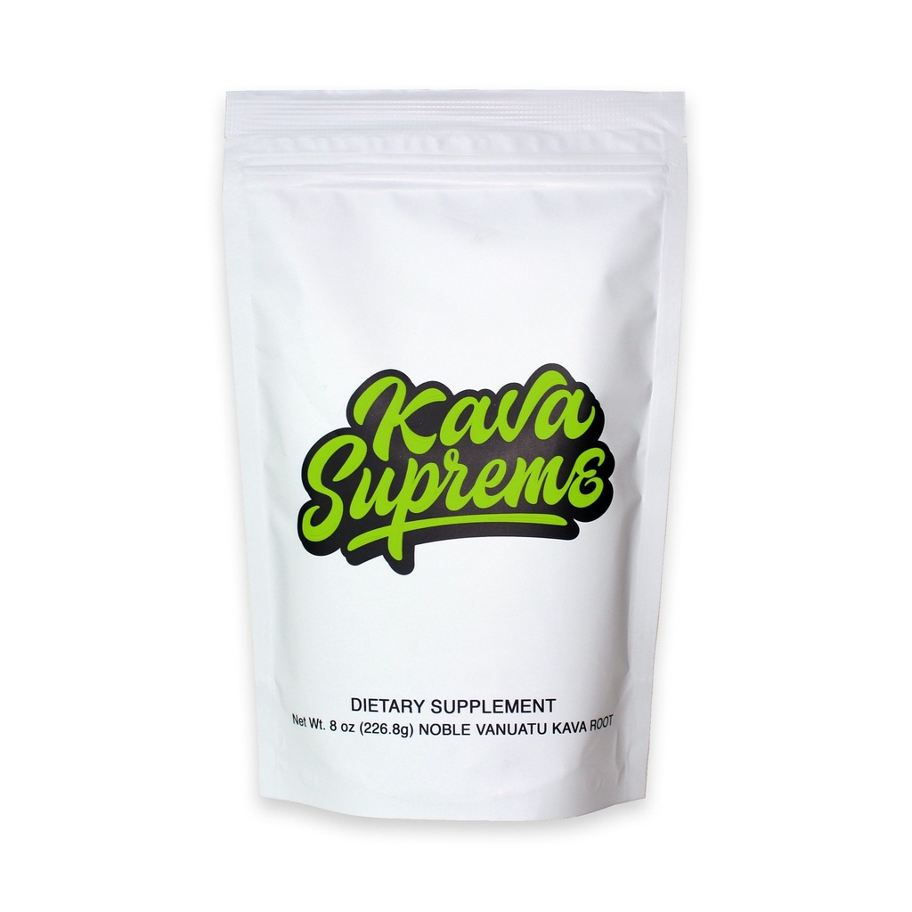 Kavafied KAVA העליון - Noble Vanuatu Kava Root אבקת (8oz)
