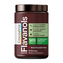 CocoaVia Cardio Health Cocoa אבקה, 30 משרתים, 500 מ"ג Cocoa Flavanols, תמיכה בריאות הלב, Boost Nitric Oxide, שיפור Circulation, אנרגיה, Preworkout, טבעוני, שוקולד כהה Cacao