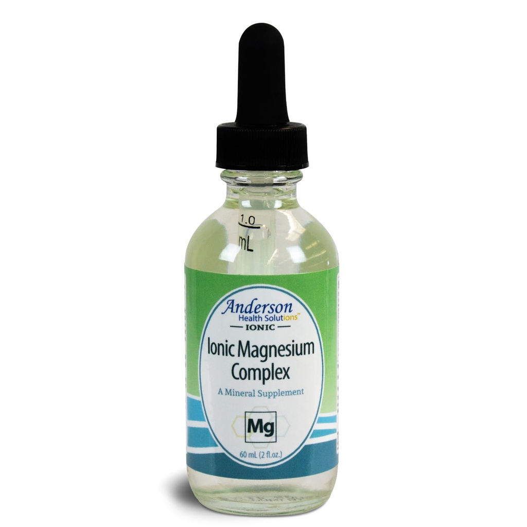 אנדרסון New Ionic Magnesium Complex, נוזל מגנזיום תוספת, Trace מינרלים טיפות, 30 משרתות (2 oz)
