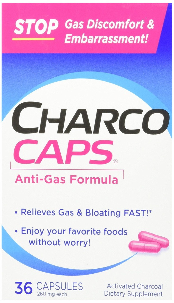 Anti-Gas Dietary תוסף פורמולה 36 קפסולות