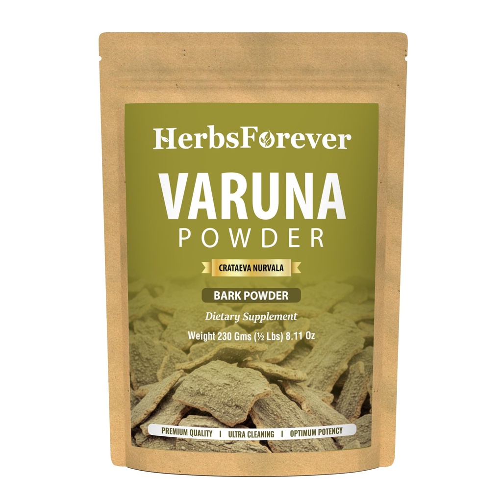 Herbsforever Organic Varuna Crataeva Nurvala אבקה 230g Non-GMO, לחלץ טבעוני עבור Bladder ו- Kidney Function Support, מקדם איזון טבעי ובריאות