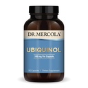 Dr. Mercola Ubiquinol - תמיכה באנרגיה, בריאות סלולרי ובריאות הלב - 100 מ"ג Ubiquinol - High-Absorption Formula - Non-GMO, Gluten-Free & Soy-Free - 90 קפסולות (90 משרתים)