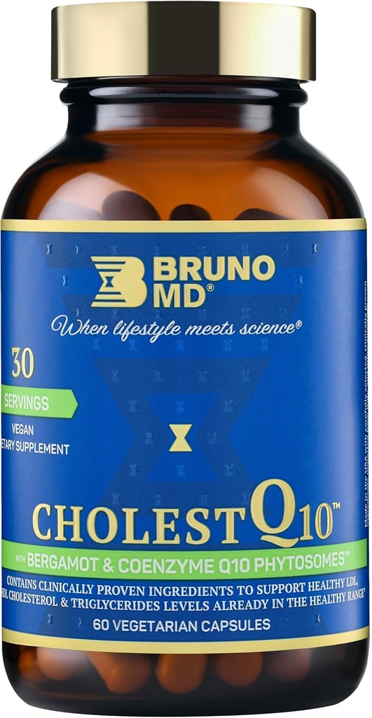 תוסף CholestQ10, תומך HDL Cholesterol & Triglyceride רמות כבר בטווח הרגיל, עם Curcumin, קלינית פרובנס Ingredients, Natural Cynara Cardunculus, 60 קפסולות