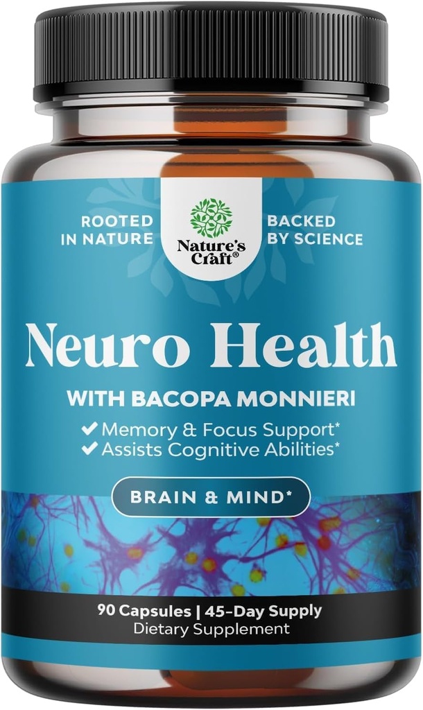 Nootropic Brain תוסף לזיכרון ותמיכה ממוקדת - ויטמינים לתמיכה נפשית וקלילות עם Bacopa Monnieri, VIT A, B6, Riboflavin, Niacin, Thiamin & Folate - תרכובת קוגניטיבית - 90 Cttttpa Monnieri, VIT A, B6, Riboflavin, Niacin, Thiamin, Thiamin & Folate - קומפלקס קוגניטיבי - 90 Ctttttttttttttttt