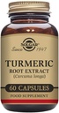 Solgar Standard Turmeric Root Extracting 400 מ"ג, 60 קפסולות ירקות - תמיכה אנטי-חמצן למוח, משותף ו- Immune Health - Non-GMO, טבעוני, Gluten Free, Milk Free, כשר - 60 משרתים