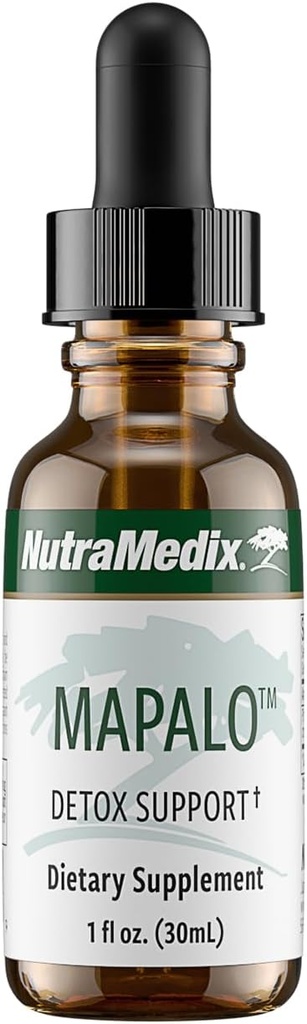 NutraMedix Mapalo Herbal Extract - תוסף קוגניטיבי ל-Alleviate Occasional Brain Fog & Support Body Detox Systems - תוספי בריאות המוח למבוגרים (1oz / 30 מ"ל)