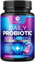Probiotics 60 מיליארד CFU - 10 Strains + Digestive Enzymes & Prebiotics - Best Probiotic for Women & Men, Supports Immune, Gut Health, Occasional Constipation, Diarrhea, Gas & Bloating - 120 קפסולות