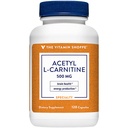 Acetyl-L-Carnitine 500 מ"ג - תומך בתפקוד המוח והזיכרון הבריא, מקדם ייצור אנרגיה - CarnipureTM מציע צורה טהורה של L-Carnitine (120 קפסולות) על ידי ויטמין Shoppe