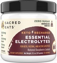 Keto Electrolyte אבקת & hydrotion תוסף | 1000mg Potassium & Sodium, 150mg Magnesium | No Sugar & Stevia, Sweetened with Monk Only | לימון טבעי (30 משרתים)