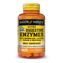 MASON NATURAL Plant Based Ultra Digestive Enzymes with Bromelain, Lactase, Papain & Protease - תמיכה בריאות העיכול & מאי להפחית את Bloating, 60 קפסולות