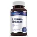 Lithium Orotate תוסף 10mg, 60 קפסולות צמחוניות. תמיכה בזיכרון ובבריאות רגשית Magnesium Stearate Free Supplements
