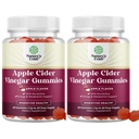 Apple Cider Vinegarmies with the Mother-Natural Energy Supplement ACVmies with Mother for Body ניקוי Immune Support and Gut Health-Delicious Gummy ACV with Beet Root אבקת 2 Pack