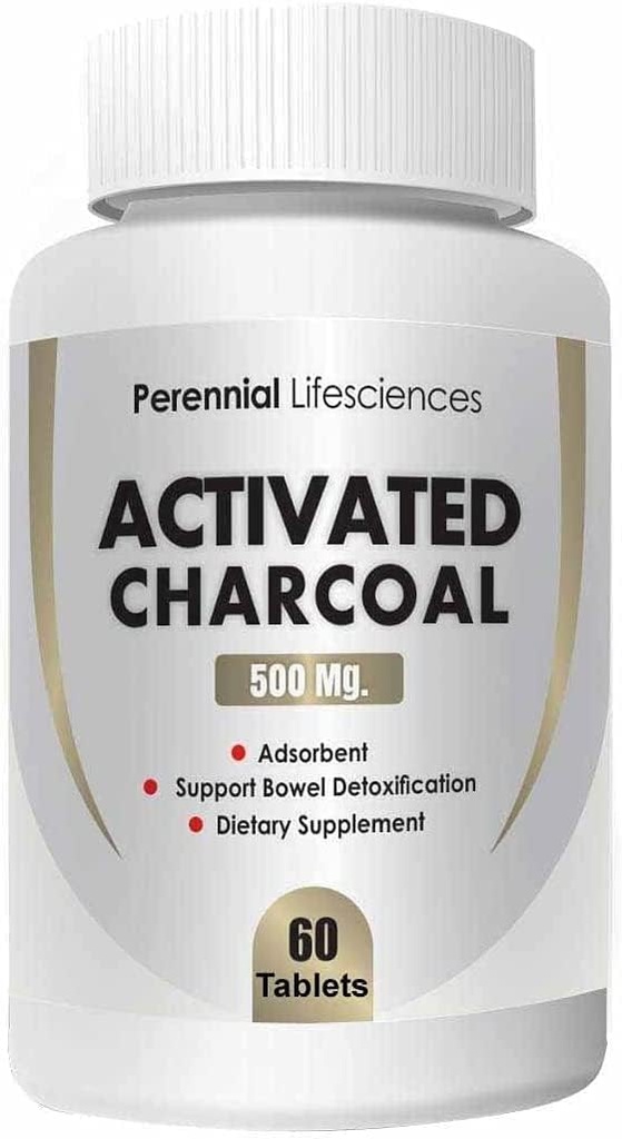 MIYU Perennial Lifesciences להפעיל Charcoal - 500Mg (60 טבליות)