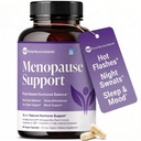 Menopause Supplements for Women - Natural Hormone Balance - Hot Flashes, Night Sweats, Sleep & Mood Support. with Sensoril® Ashwagandha, DIM, Chaste Berry & Black Cohosh Root - 60 Count