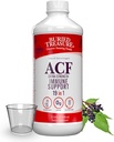אוצר קבור ACF תוספת תמיכה Immune, 16oz. עם גביע Dose, ויטמינים ו Herbs, Dietary Immunity Boost תוסף