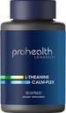 ProHealth L-theanine Calm-Plex עם GABA ו- 5-HTP (Suntheanine) (100 מ"ג, 60 קפסולות בינוניות)