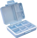 חבילות נופש למקרה Pocket Container, 9 השוואתיות ב-Daily Pill Case forוויטמין/Fish Oil/Supplements Holder Blue Container