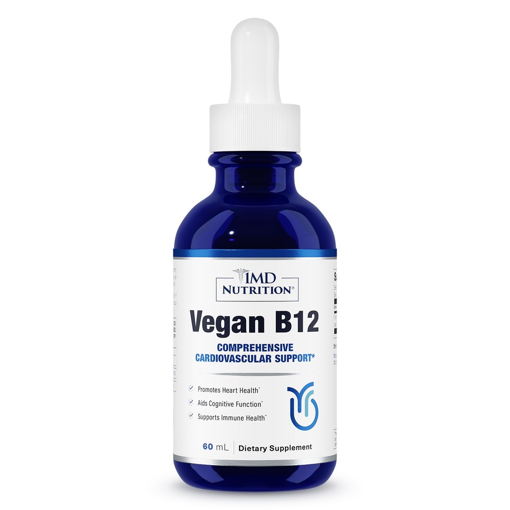 1MD תזונה טבעונית ויטמין B12 I 5000mcg Methyhydrobalamin תוסף