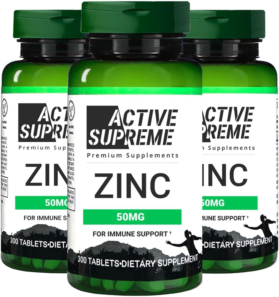 3 Pack Zinc Citrate 50 מ"ג - תוספת לתמיכה במערכת החיסון & בריאות חוזרת