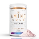 Ultra Human Amino Code | Essential Amino Acids + BCAAs + קוקוס מים אלקטרוליטים | Fast Hydration Workout Recovery Flavored Amino Energy אבקת לשתות | פורמולה נקייה, 40 משרתים
