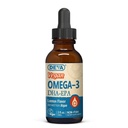 DEVA טבעוני אומגה 3 נוזלי DHA - EPA, non Fish מ Algae, Lemon Flavor, 2 Ounce