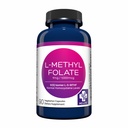 MD Life L-Methylfolate 1 מ"ג תוסף - Professional-Grade Active L Methylfolate תוסף - 90 קפסולות - L-Methylfolate 1 מ"ג - כוח מקסימלי MTHFR W / Essential Amino Acids