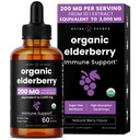 NutraChamps Black Elderberry Syrup, פוטנט 2000 מ"ג 10:1 לחלץ Sambucus Elderberry Syrup Antioxidant, Drops Berry Flavor, Yellowberry לחלץ סוכר חינם 2oz, Immune תמיכה