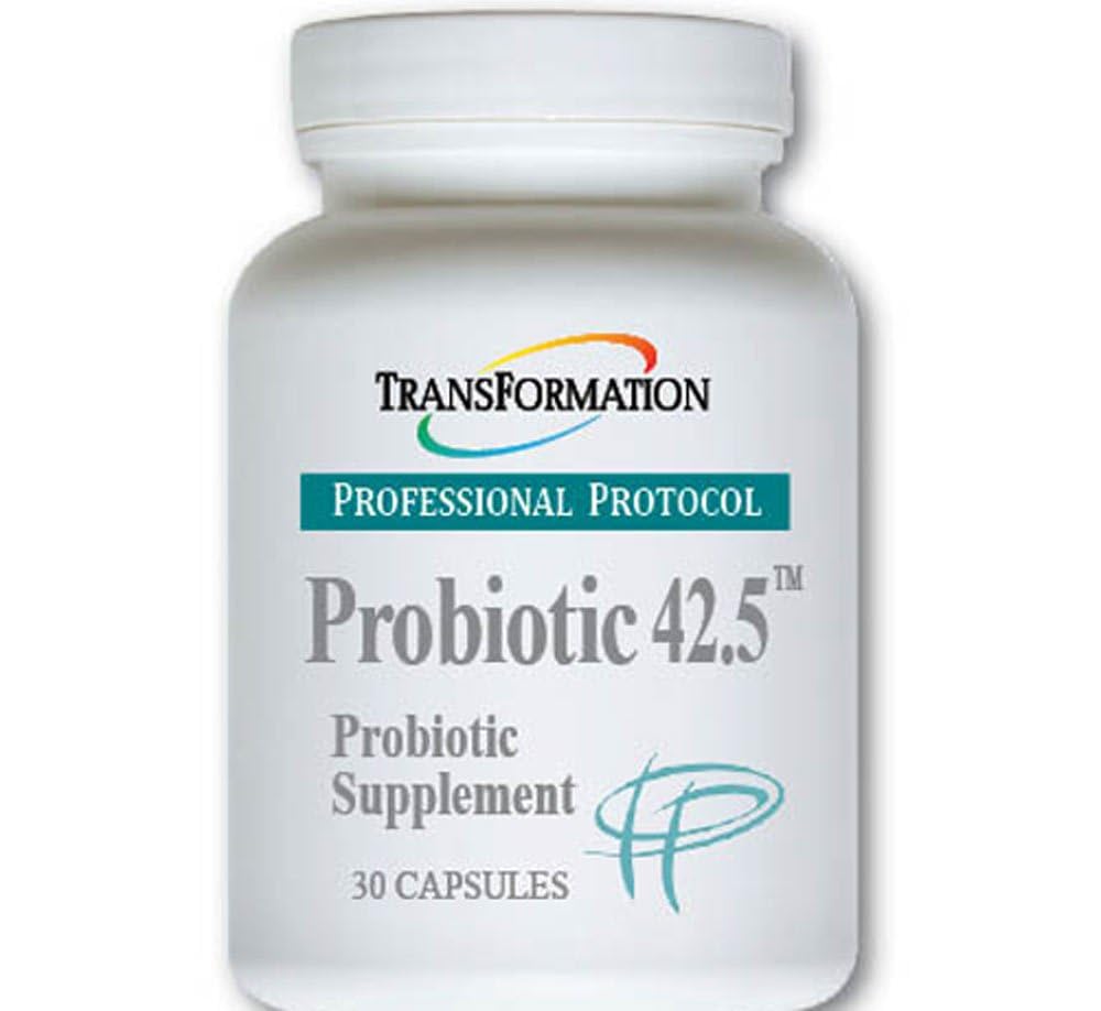 הובלת ה-GIS of GOOD HEALTH Probiotic 42.5 תוספת לתמיכה של איזון מעיים בריאים, חיסול ו- Immune function Encouraging More Complete Digestion, 30 קפסולה