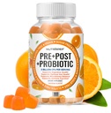 טרוםביוטיקה Probiotic & Postbiotics for Women Men & Kids - High Potency 5 מיליארד CFU - Sugar-Free & Gluten Free