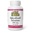 גורמים טבעיים, SelenoExcell Selenium 200mcg, Antioxidant & Immune תמיכה, 90 קפסולות