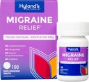 Hyland's Migraine Headache Natural Pain Reliefs, Pack of 1, 100 Count (Packaging May Vary)
