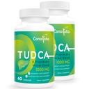 TUDCA Liver תומך תוספי 1000 מ"ג - 120 קפסולות טבעוניות,TUDCA Bile מלח עם חלב Thistle Herbal בל פורמולה עבור Liver ניקוי ותיקון