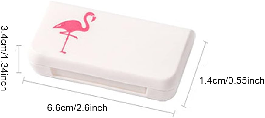 SagaSave Travel Pill Case 3 השוואתיות ב- Portable Pill Case Proof ו-Moisture-Proof Daily Pill Case Small Pill Box for ויטמינים, שמן דגים, תוספים (Cactus)
