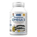ANDREW LESSMAN Essential אומגה 3 Orange - 60 Softgels - Ultra-Pure, שמן אומגה 3 גבוה. DHA גבוה, No Stomach Upset, No Contaminants, No Mercury. קל ל-Swallow Softgels