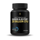 HUMANX Lactobacillus Gasseri & Reuteri + 20 מיליארד CFU Plus אורגני Prebiotics ו Punicaligans - Probiotics - ארה"ב Made - Non-GMO - ביצועים מונעים קפסולת שחרור