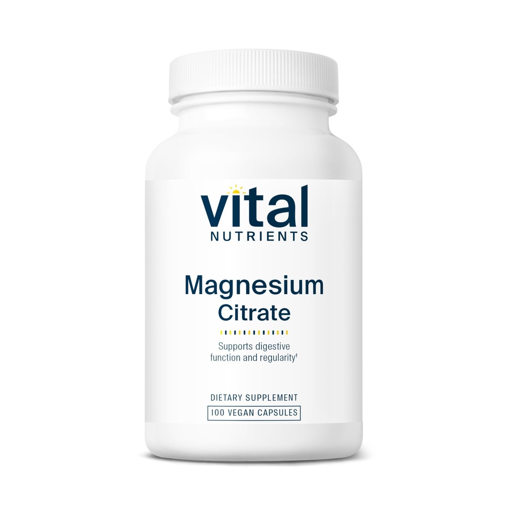 חומרים מזינים רעילים Magnesium Citrate 150 מ"ג | קידום מרגיעה | תמיכה בשינה, עצם, לב, שריר, Kidney, & Nerve Health * | תוסף טבעוני | Gluten, Milk, Soy Free | 100 קפסולות