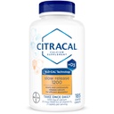 Citracal Slow Release- Calcium 1200 מ"ג עם ויטמין D3, מגנזיום, תוסף Calcium, תמיכה בריאות העצם, Take Once Daily Caplet, 185 Count