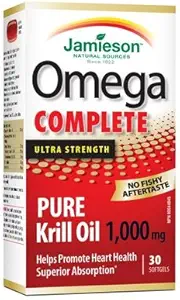 ג'יימיסון אומגה שלםTM Pure קריל 1000 מ"ג, 30 רכות