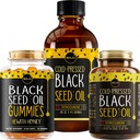 Superfoods Black Seed Oil 3in-1 Bundle, חניכיים, קפסולות ונוזל