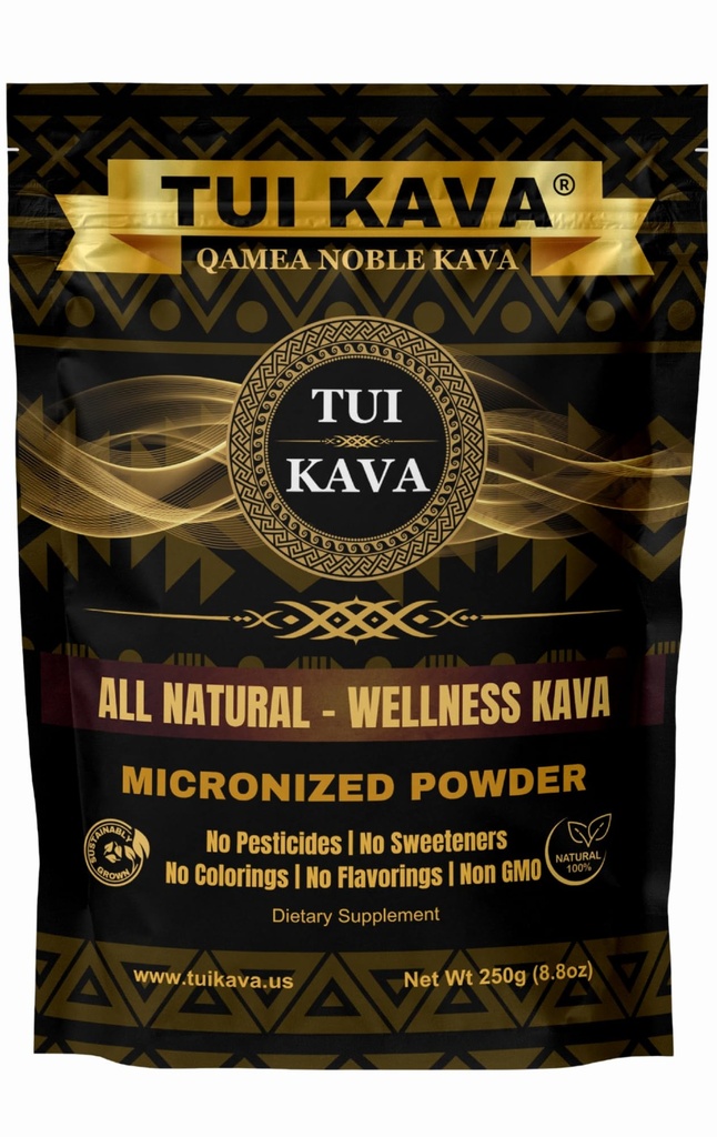 PREMIUM OD KAVA - MICRONIZED Noble Kava 250g (8.8oz) - ניסוי / נסיעה גודל מאוד | All Natural Relaxation | All Natural Retenation