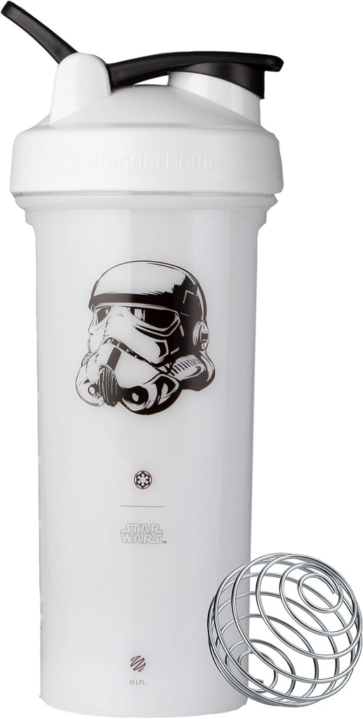 בלנדרBottle Star Wars Shaker Bottle Pro Series Perfect for Protein Shakes and Pre Workout, 28-Ounce, Stormtrooper