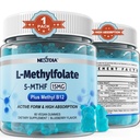 L-MethylFolate 15mg & Methyl B12 חניכיים, Methylated B1, B2, B6 Multivitamins - Active 5-MT & High Absorption - תומך MTHFR Gene, Cognition, Homocysteine Levels, Folatebolism, 60 Ctsssssssorption - תמיכה MTHFR Gene, Cognition, Cognition, Homocysteine Levels, Homocysteine Levels, Folatebolism, Folatebolism, Folatebolism, 60