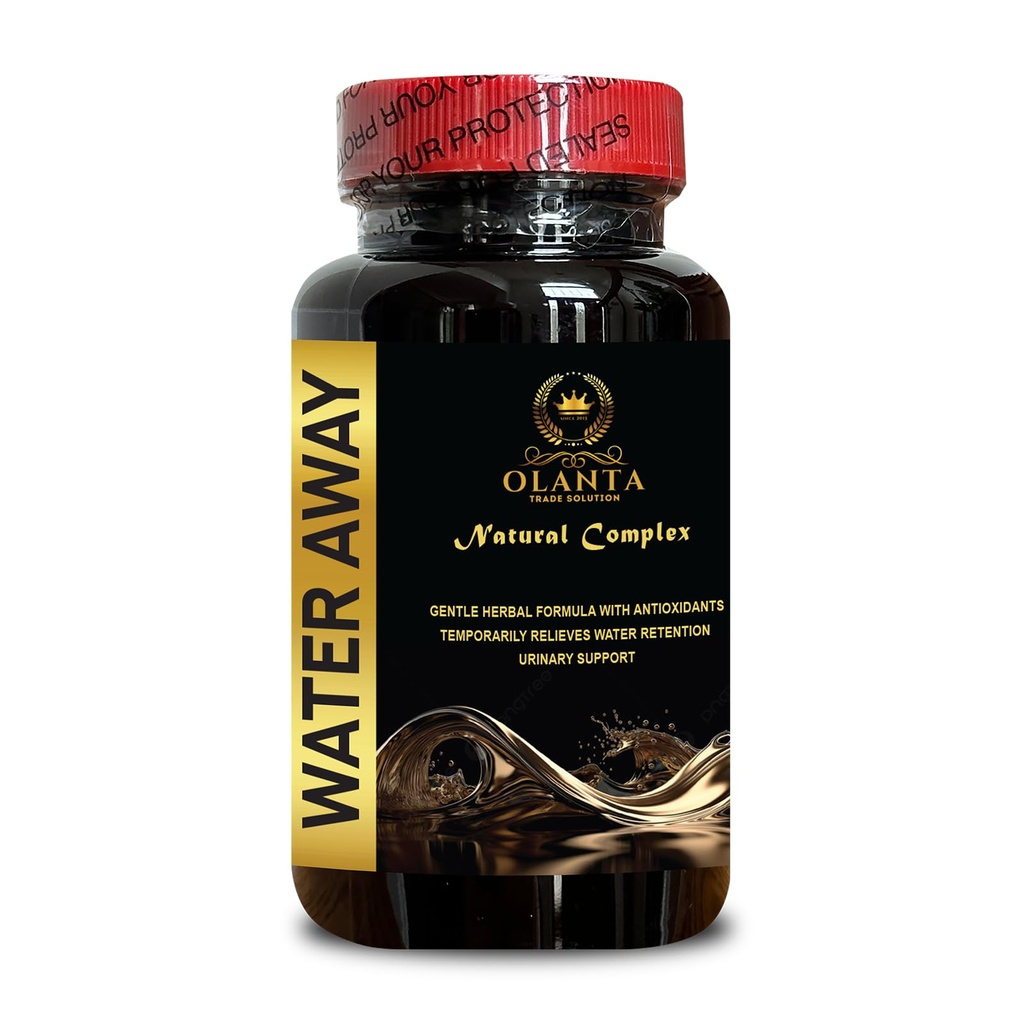 Water Away - Water Retention Pills for Men, Diuretic Water Pills, Natural Water Away Pills Pills Maximum Strength, Immune Support - 1 Bottle.